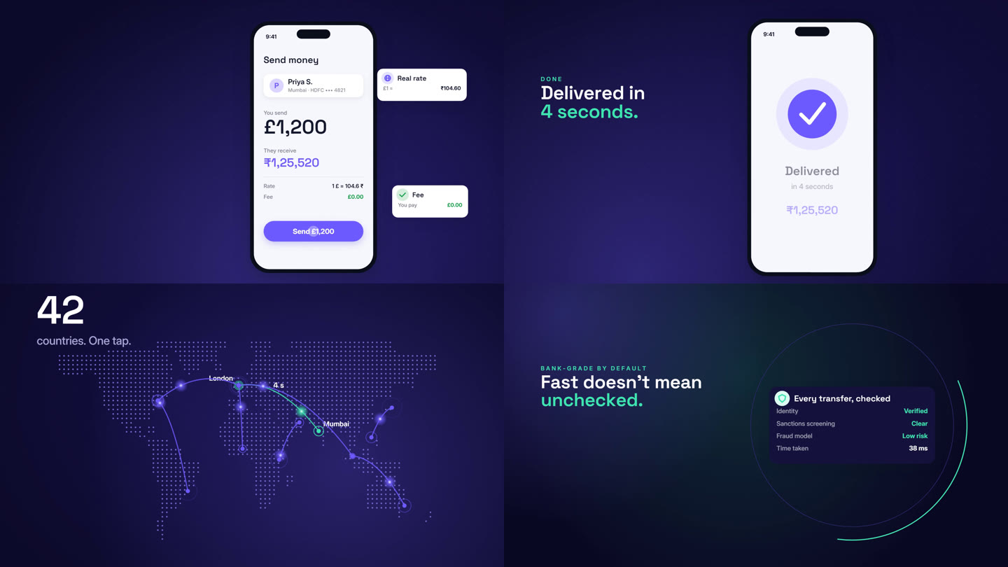 A fintech explainer with a working UI